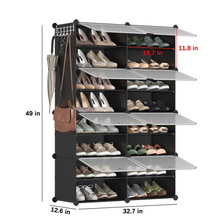 32 Pair Stackable Shoe Storage Box